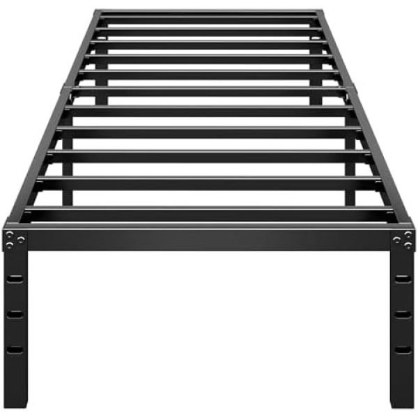 Metal Platform Bed Frame 14 Inch Tall,No Box Spring Needed,Twin Size Bed